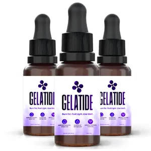 Gelatide Liquid Drops — 3 Bottle Pack, 90 Day Supply